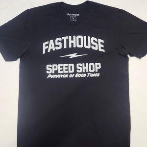 Black Short Sleeve Tee with Bold Graphic